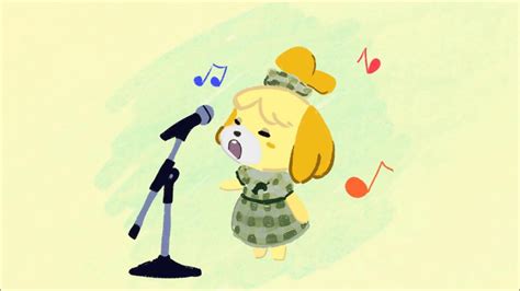 isabelle singing meme.